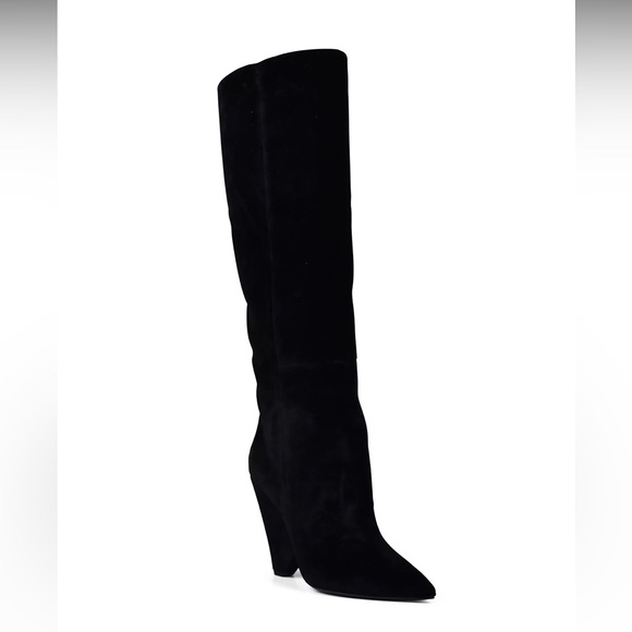 YSL Saint Laurent Nikki Velvet Boot Size 37 - Picture 3 of 11